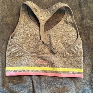 SOUL BY SOULCYCLE Seamless Split Racerback Sports Bra